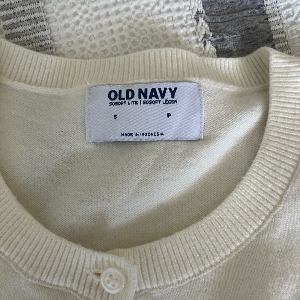 Old Navy Cream Cardigan
